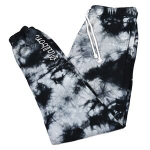 Malbon Golf Script Sweatpants Tie Dye Cotton French Terry Jogger Mens Small